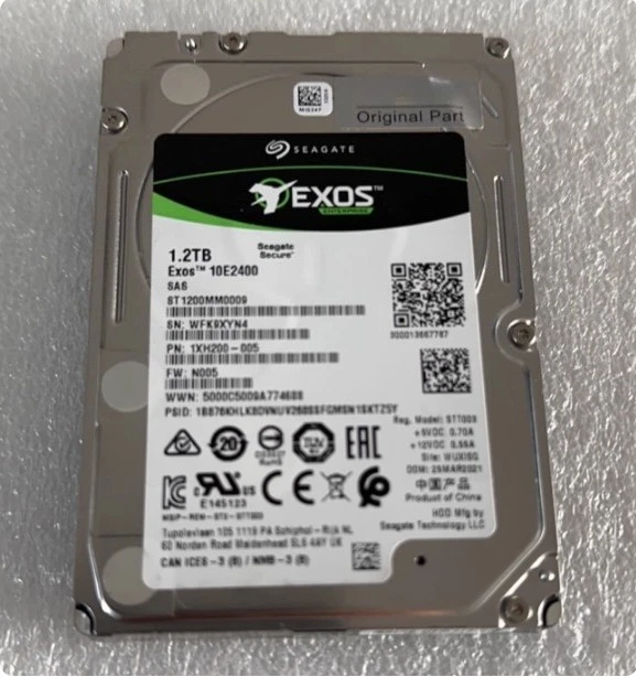 Suitable for the Milky Way ST1200MM0009 1.2T SAS 12G 10K 2.5-inch 12G 1.2TB - Image 1 of 1