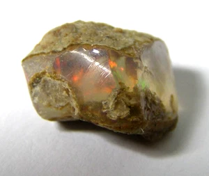 PIEZA ÓPALO ETÍOPE NATURAL - 1,1 x 1,0 cms 1,06 gms #E - Precioso flash de color - Imagen 1 de 6