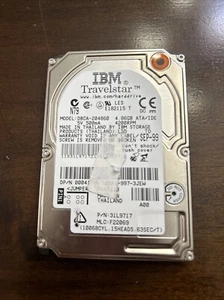 IBM Travelstar 2.5" Laptop Hard Disk Drive HDD 4.86GB IDE 31L9717 DBCA-204860 - Picture 1 of 3