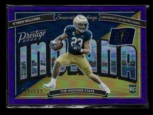 2022 Prestige #SG-16 Kyren Williams stagioni saluti Xtra Points viola #/149 - Foto 1 di 2