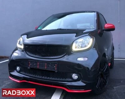 ✅ JUEGO DE ALERONES LABIO DELANTERO 2 PIEZAS para Smart 453 Brabus ForTwo Tailor Made NUEVO - Imagen 1 de 2