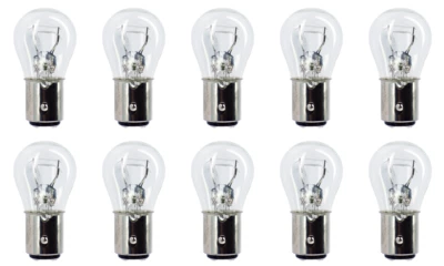 Box of 10 #7528 Lamp Auto Bulb Automotive Lightbulb 12V 21W / 5W Foto 1 de 2