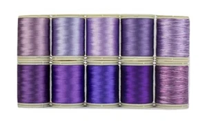 WonderFil Specialty Threads Harmony 2-Ply Rayon 40 Wt Purple 10 Count - Picture 1 of 1