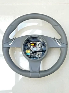 PORSCHE 911(991)CARRERA 4S CABRIO USED GENUINE STEERING WHEEL 991.347.803.118T3 - Picture 1 of 10