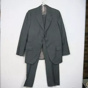 Fletcher Jones Mens 2 Piece Set Suit & Pants 102 or 42 Grey Formal Office Work - Picture 1 of 19