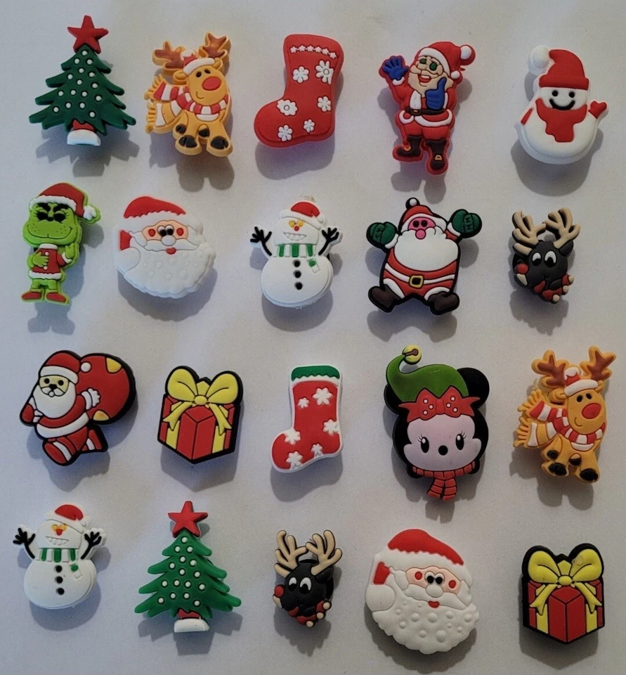 20 Pcs. Christmas shoe Charms For Crocs - Imagem 1 de 1