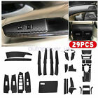 For Honda Accord 2008-2012 Carbon Fiber Style Decor Interior Kit Cover Trim 29PC