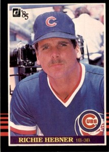 1985 Donruss Richie Hebner 100 Baseball Cards #564