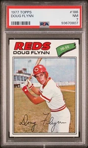 1977 Topps #186 - Doug Flynn - PSA 7 Near Mint! - Bild 1 von 2
