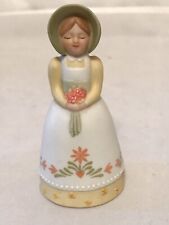 Vintage 1985 Avon "COUNTRY GIRL" Hand-Painted Porcelain Bell No Box