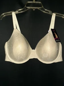 NEW MAIDENFORM Size 42D Bra Ivory 09404 Comfort Devotion Lace Underwire - Picture 1 of 5