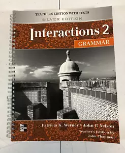 Interactions 2 Grammer, Silver Edition, Teacher's Edition w Tests, 2007 PAM E-46 - Picture 1 of 24