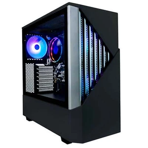 B450M Dark Castle Desktop Computer, AMD Ryzen 7 Gen 5, 16GB, +1TB HD 1TB SSD - Picture 1 of 12
