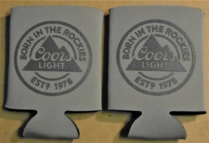 4 botellas de cerveza Koozies Light Born In The Rockies - Imagen 1 de 1