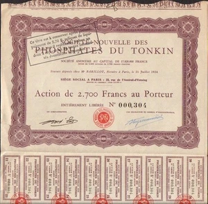 PHOSPHATES DU TONKIN (C) - Foto 1 di 1