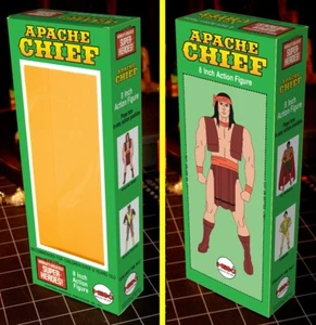 MEGO 8" PERSONALIZADO APACHE CHIEF SUPERFRIENDS SOLO CAJA - Imagen 1 de 1