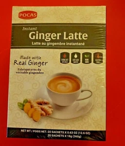 INSTANT GINGER LATTE MADE WITH REAL GINGER - Picture 1 of 4