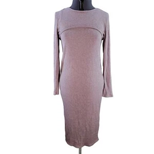 Wild Fable Mauve Bodycon Pullover Kleid & Shrug Set Gr. XXL - Bild 1 von 8