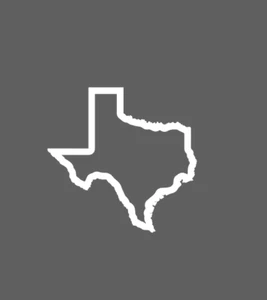 Texas State Map Decal Sticker for Car Truck SUV Laptop - Picture 1 of 3