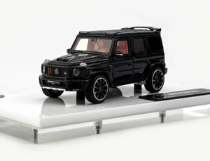 EY MH 1:64 nero BRABUS G800 SUV ORV modello sportivo auto in resina pressofusa - Foto 1 di 5
