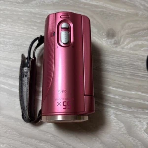 SONY HANDYCAM HDR-CX270V SAKURA PINK HD Digital Video Camera Good Tested Japan - Picture 1 of 8