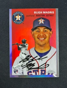 2023 Topps Chrome Platinum Anniversary Bligh Madris Refractor Rookie #73 Astros - Picture 1 of 2