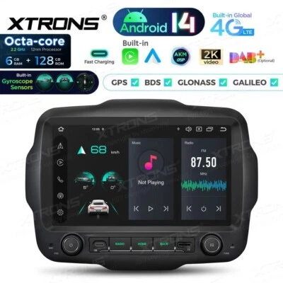 AUTORADIO ANDROID STEREO AUTO JEEP RENEGADE 2015-2020 6/128GB CARPLAY 8CORE - Immagine 1 di 4