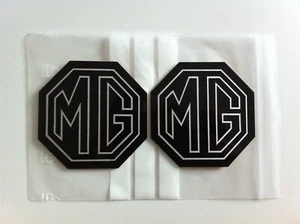 TF LE500 Stickers 70mm Badge for MG Insert Set 2 Front Rear Logo Black Stroke - Picture 1 of 4