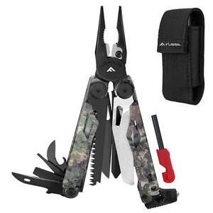 FLISSA 15-in-1/16-in-1/18-in-1 Multi-Color Stainless Steel Multitool with Sheath - Picture 1 of 51
