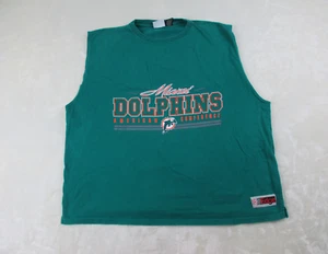 Camiseta sin mangas verde extra grande de los Miami Dolphins de algodón fútbol americano NFL 1997* - Imagen 1 de 14