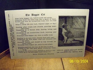 1930-40er Jahre The Bettgar Auto Gedicht SPCA American Humane Education Society Boston MA - Bild 1 von 2