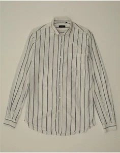 LIU JO Mens Shirt Size 38 Small White Striped CK35 - Picture 1 of 3