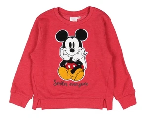 Disney Toddler Boys' Mickey Mouse Tufted Patch Smiles Everyone Sweatshirt, 12M - Picture 1 of 3