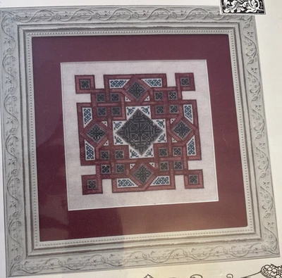 Rare Ink Circles CELTIC QUILTS: CROWN OF SQUARES cross stitch 2008 pattern C9 - Image 1 of 3