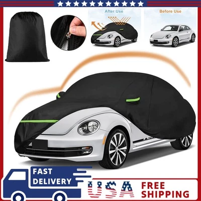 适用于 1960 - 1980 年大众甲壳虫汽车保护套防水雨雪太阳灰尘 — 第 1/4 张图片