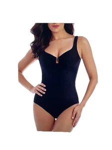 NEW Miraclesuit BLACK Escape Underwire One Piece Swimsuit, US 10 - Picture 1 of 6