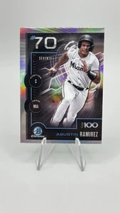 2025 Bowman - Bowman Scouts Top 100 Chrome Agustin Ramirez #BTP-70 (RC) - Picture 1 of 2