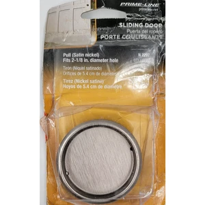 Prime-Line N 7297 Tirante per Porta Tascabile Bi-Pass, 21/8” Ottone Massiccio Nichel Satinato Confezione da 2 - Foto 1 di 2