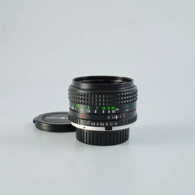 VERY GOOD MINOLTA MC ROKKOR-PF 50mm F/1.7 Prime Lens - Image 1 of 4