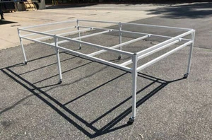 Lot of 5 4x8 Quick Fast Fit Tray Table w/ Caster Wheels Grow Flood Tray Tables - Picture 1 of 4