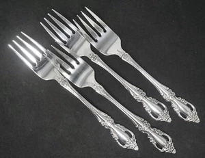 Oneida Raphael Distinction Deluxe HH Edelstahl Salatgabel 4er Set. 6 3/4" lang - Bild 1 von 1