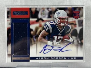 2013 Panini Rookies & Stars 289/299 Aaron Dobson Rookie Auto/Patch - Picture 1 of 6