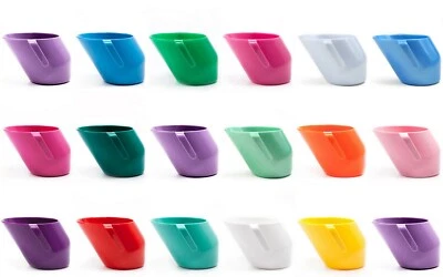 Genuine Bickiepegs® | Unique Slant Doidy Cup w/ 2 Handles | Baby Toddler Weaning - Image 1 of 3