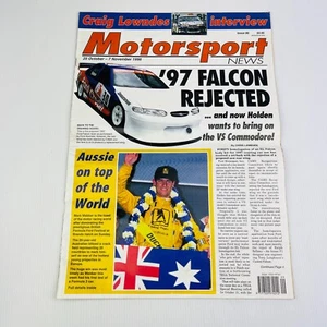 Motorsport News Magazine Issue 86 Oct/ Nov 1996 Vintage Rare - Picture 1 of 3