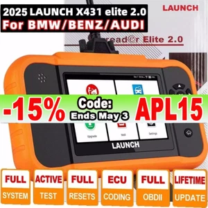 Launch Creader Elite 2.0 For BMW/Mercedes-Benz/AUDI OBD2 Diagnostic Scanner Tool - Picture 1 of 15
