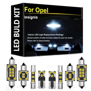 Kit Luci Interne Led Auto Per Opel Insignia A B Lampadine Bianche Canbus - Foto 1 di 10