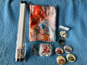 AVATAR THE LAST AIRBENDER Set Pillow Case Scroll Pins Stickers More Aang NEW - Picture 1 of 6