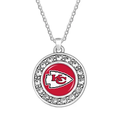 Kansas City Chiefs Womens Officially Licensed NFL Pendant Necklace Cover