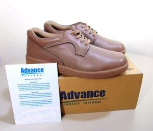 Paar Damen 6M Advance Komfortschuhe leichte Mokka Turnschuhe - Bild 1 von 10