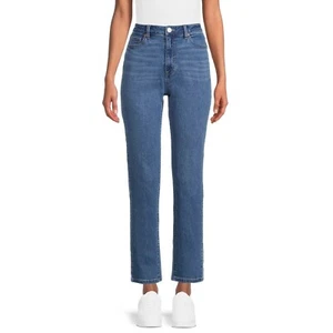 No Boundaries Juniors' High Rise Mom Jeans, Size`: 9 - Picture 1 of 5